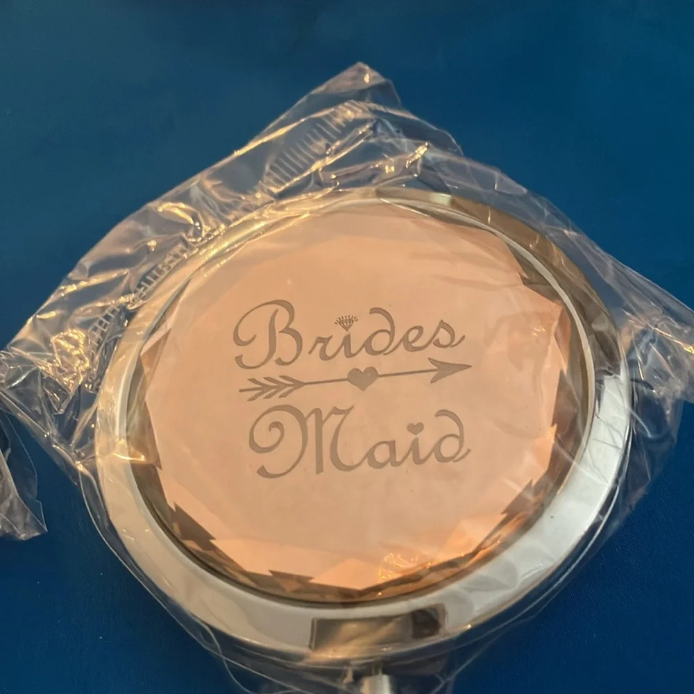 Rose Gold Bridal Party Compact Mirrors